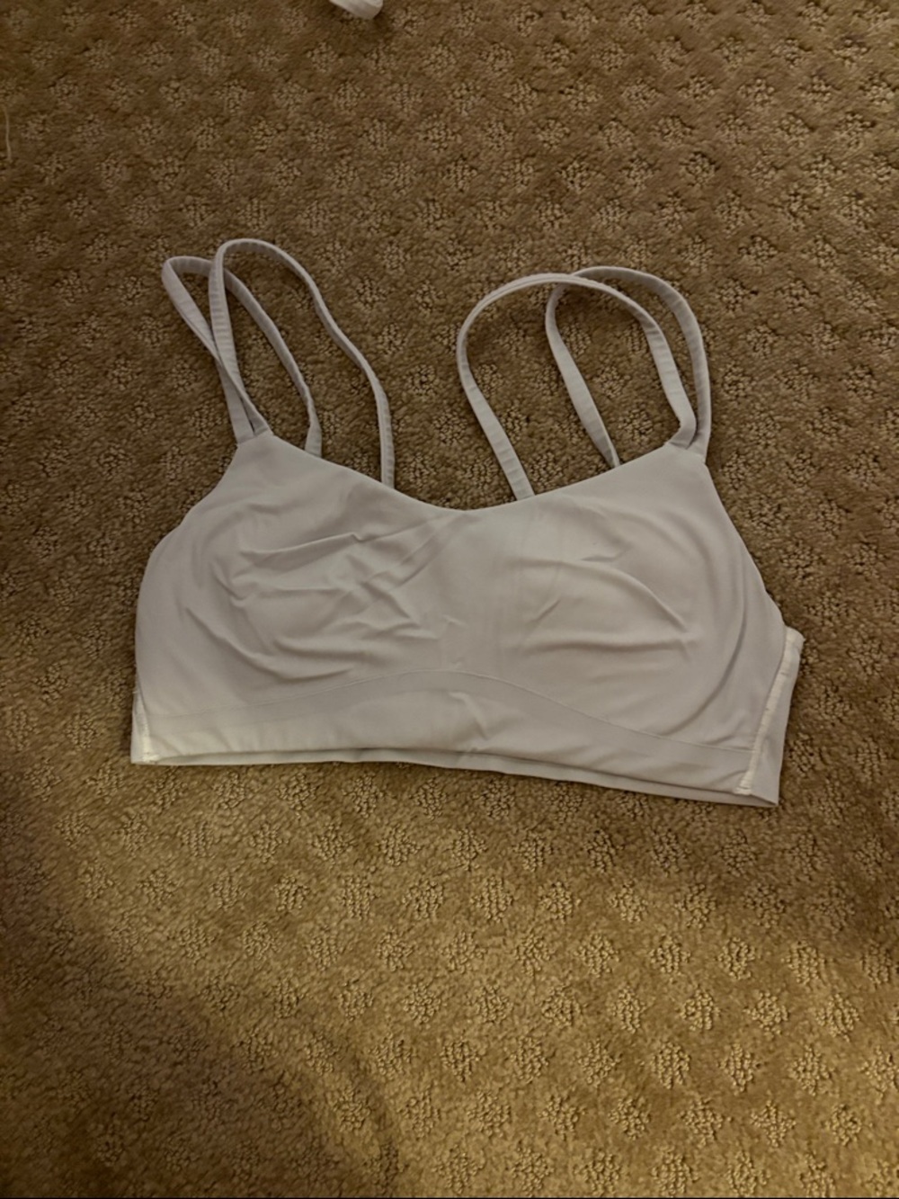 lululemon athletica Light Lavender Double-Strap Sports Bralette